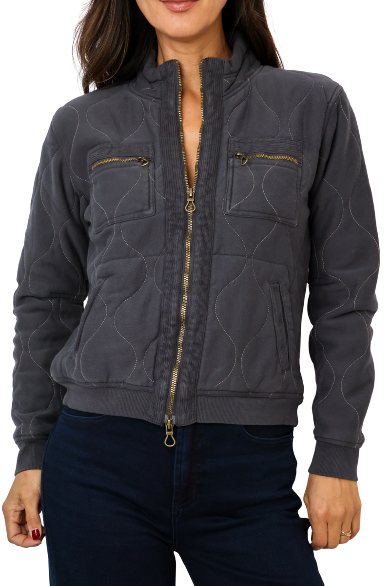 XCVI Osment Quilted Bomber