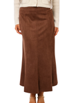 THML Long Suede Skirt
