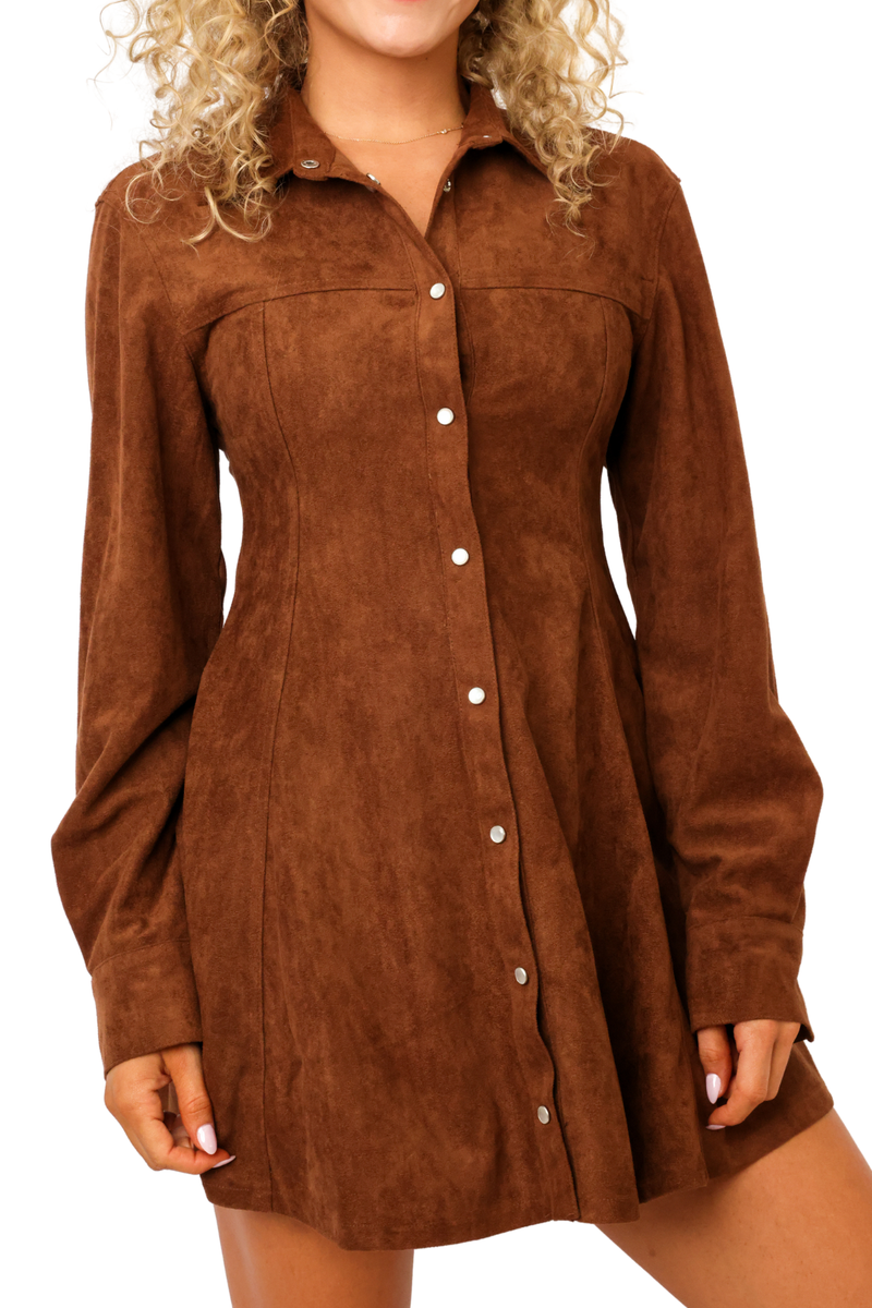 Suede Dress