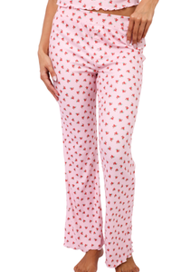 P.J. Salvage Crazy For The Holidays Ditsy Floral Print Pant