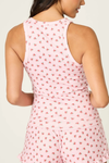 P.J. Salvage Crazy For The Holidays Ditsy Floral Print Tank Top