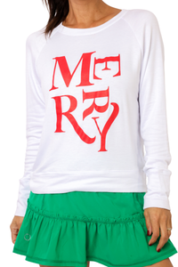 Merry Lightweight Fleece Pullover Sweater