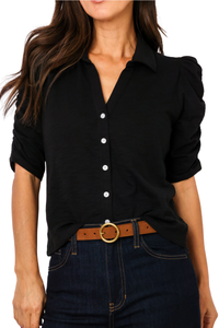 Grace Button Up Tee