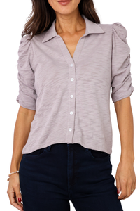 Grace Button Up Tee