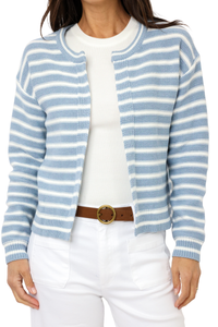Lexi Stripe Woven Cardigan