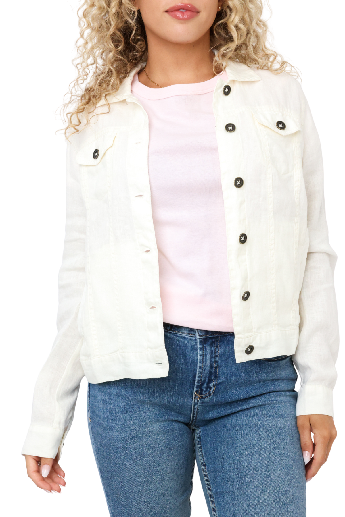 Michael Stars Jean Linen Jacket