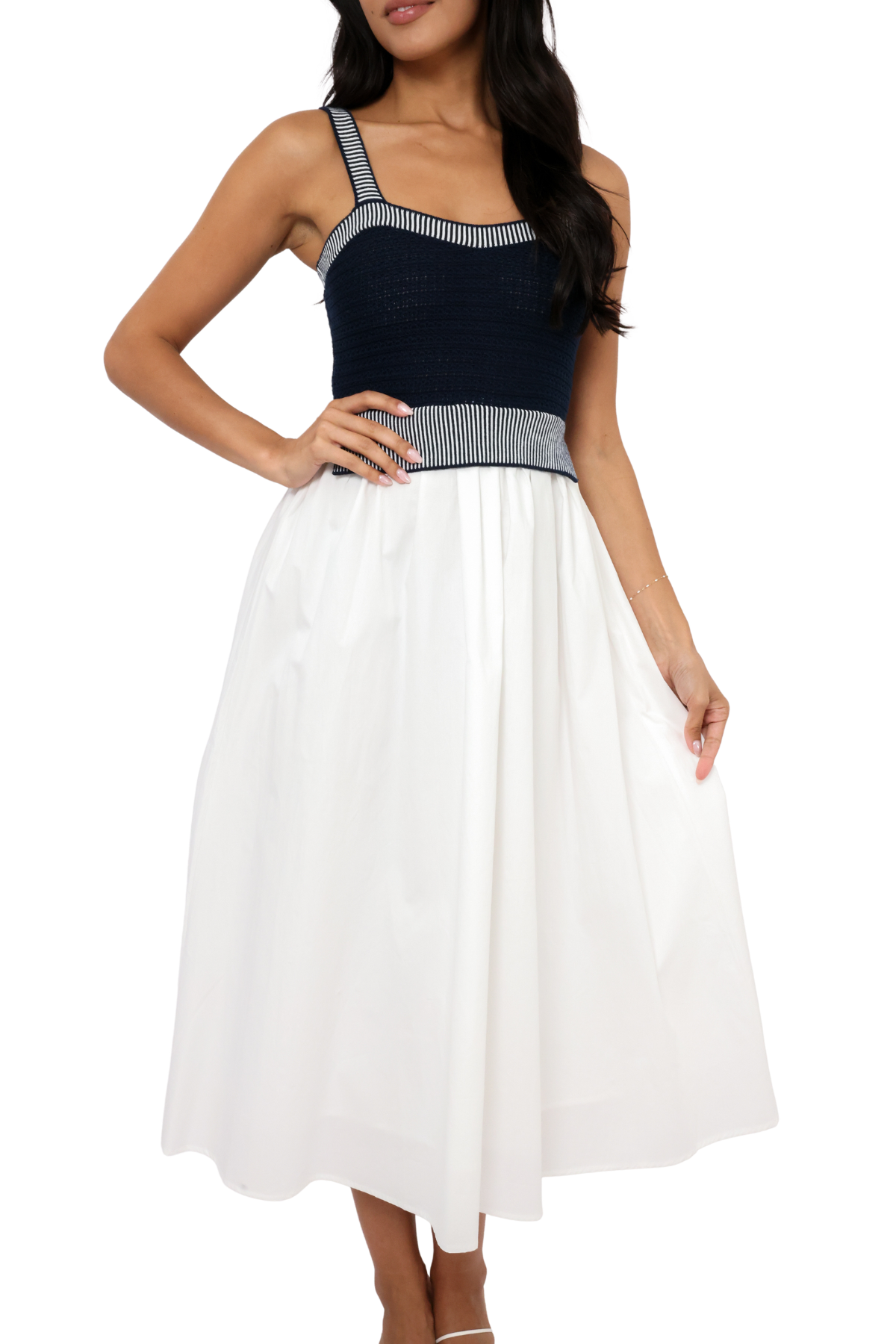 Sweater Knit Cami Midi Dress