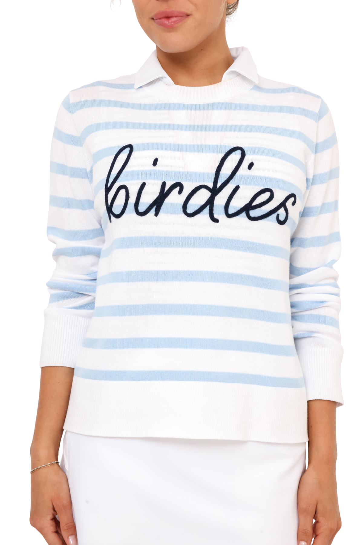 Birdies Striped Sweater