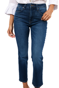 Good American Soft Tech Straight Jeans