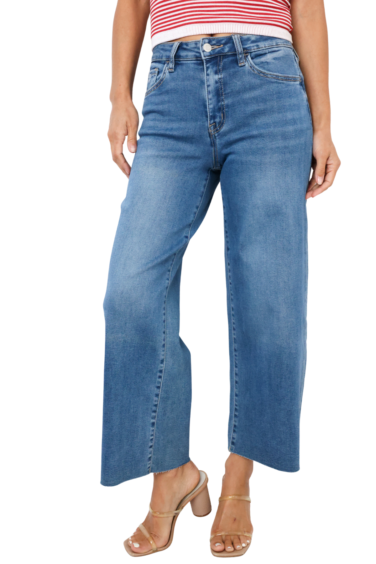 Vervet High Rise Crop Jeans