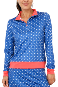 Renwick Star Print Quarter Zip