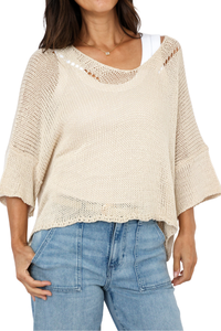 Milio Milano Knit Crochet Sweater