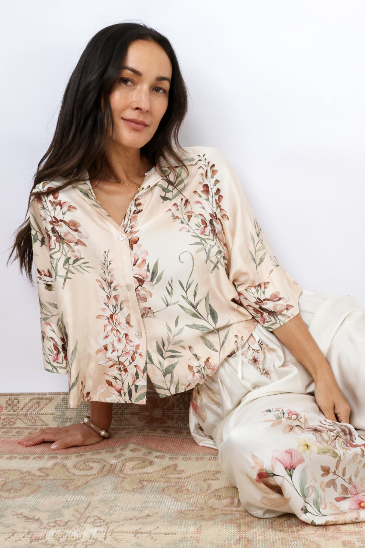 Milio Milano Floral Blouse