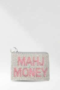 Mahj Money Beaded Coin Purse