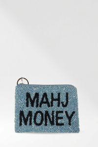 Mahj Money Beaded Coin Purse