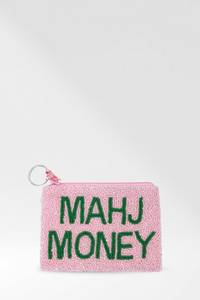 Mahj Money Beaded Coin Purse