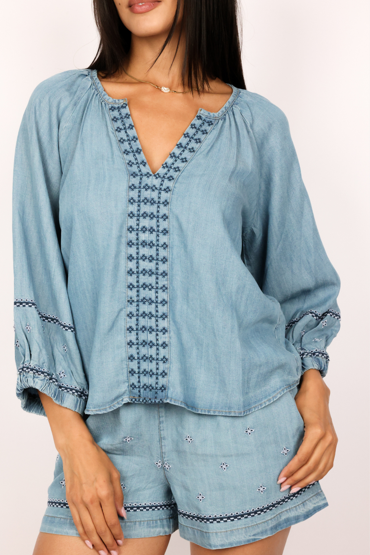Terra Embroidered Blouse
