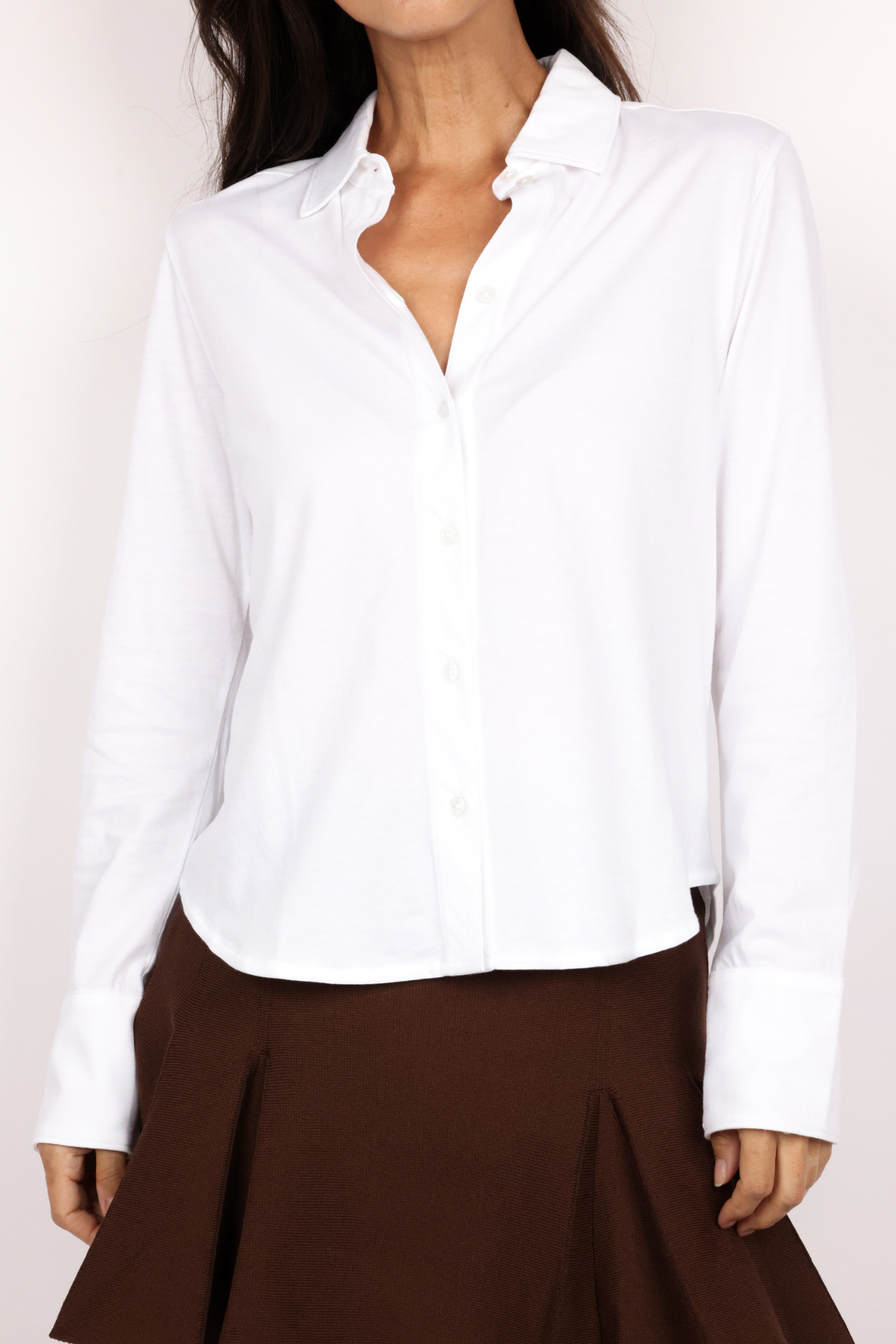 Patrick Assaraf Long Sleeve Relaxed Shirt