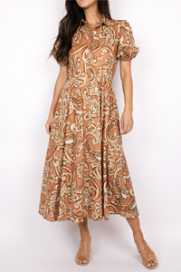 Printed Midi Dress