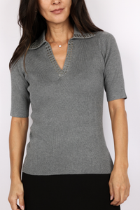 Eleanor Polo Sweater Top