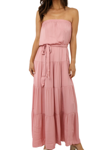 Naked Zebra Tiered Maxi Dress