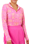 IBKUL Long Sleeve Mock Neck Top