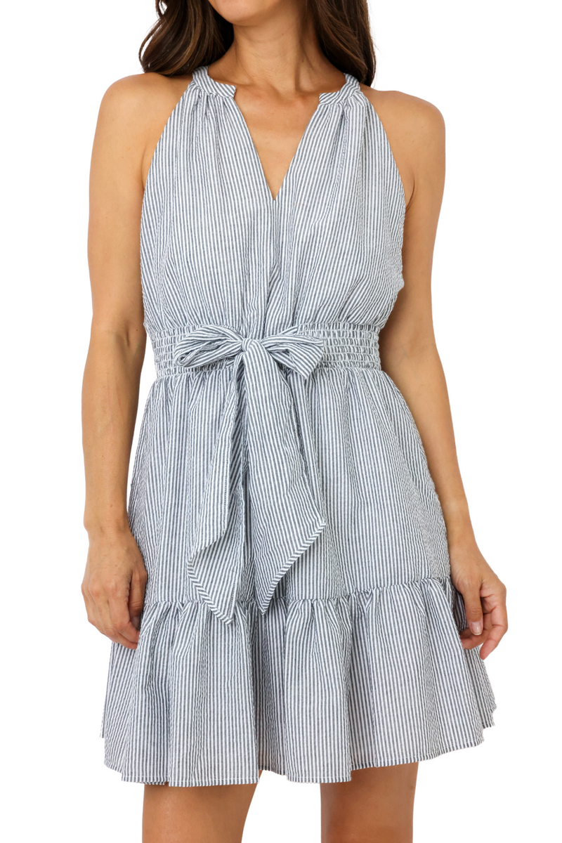 Central Park West Alina Tie Waist Dress
