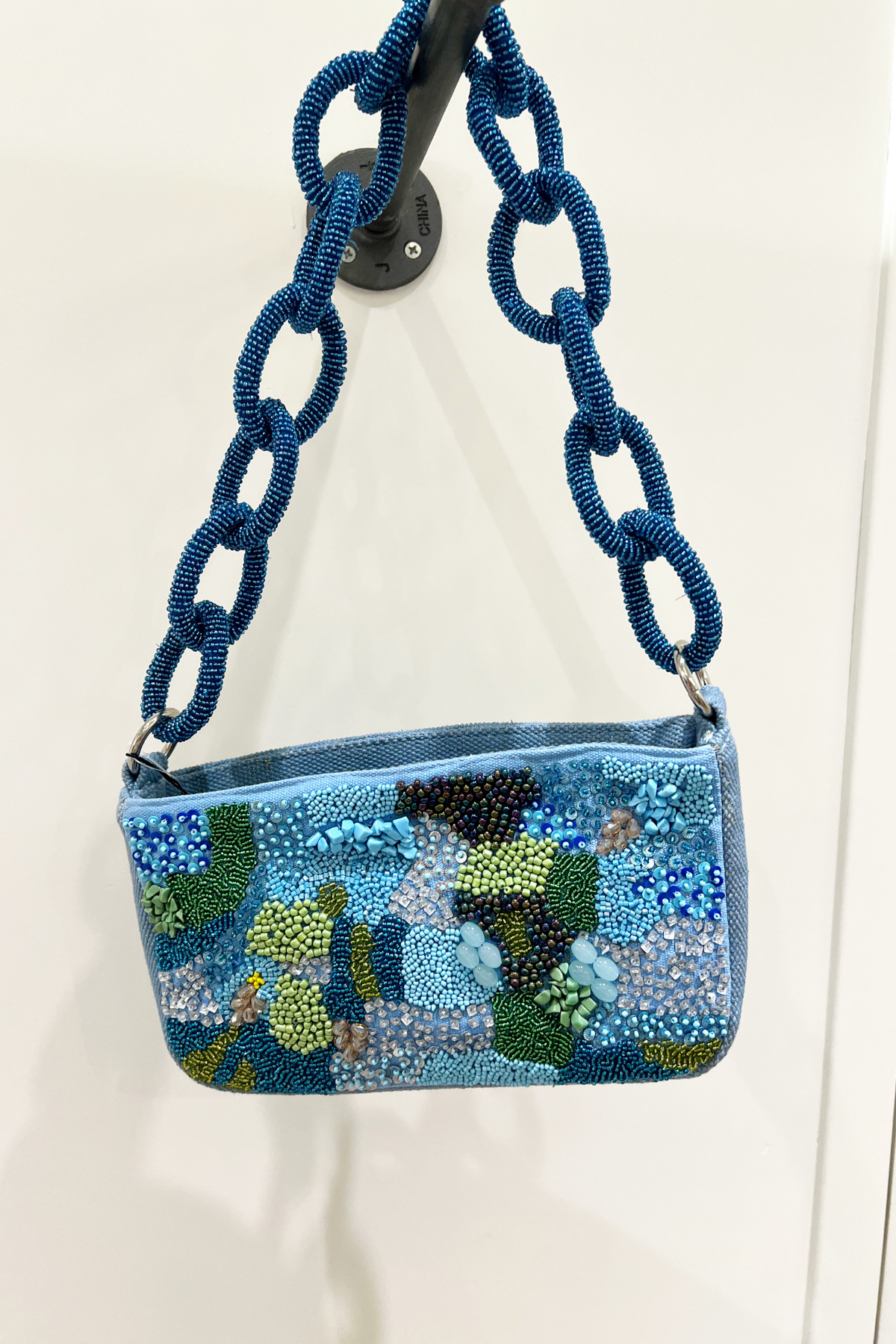 Blue Lagoon Glam Shoulder Bag