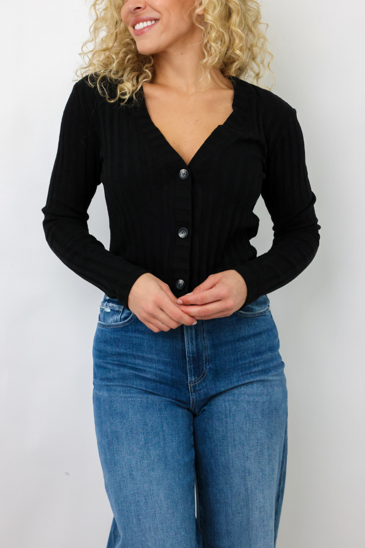 Michael Stars Ellis Cropped Cardigan