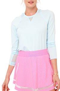 Lucky In Love High Low Breezy Long Sleeve Top