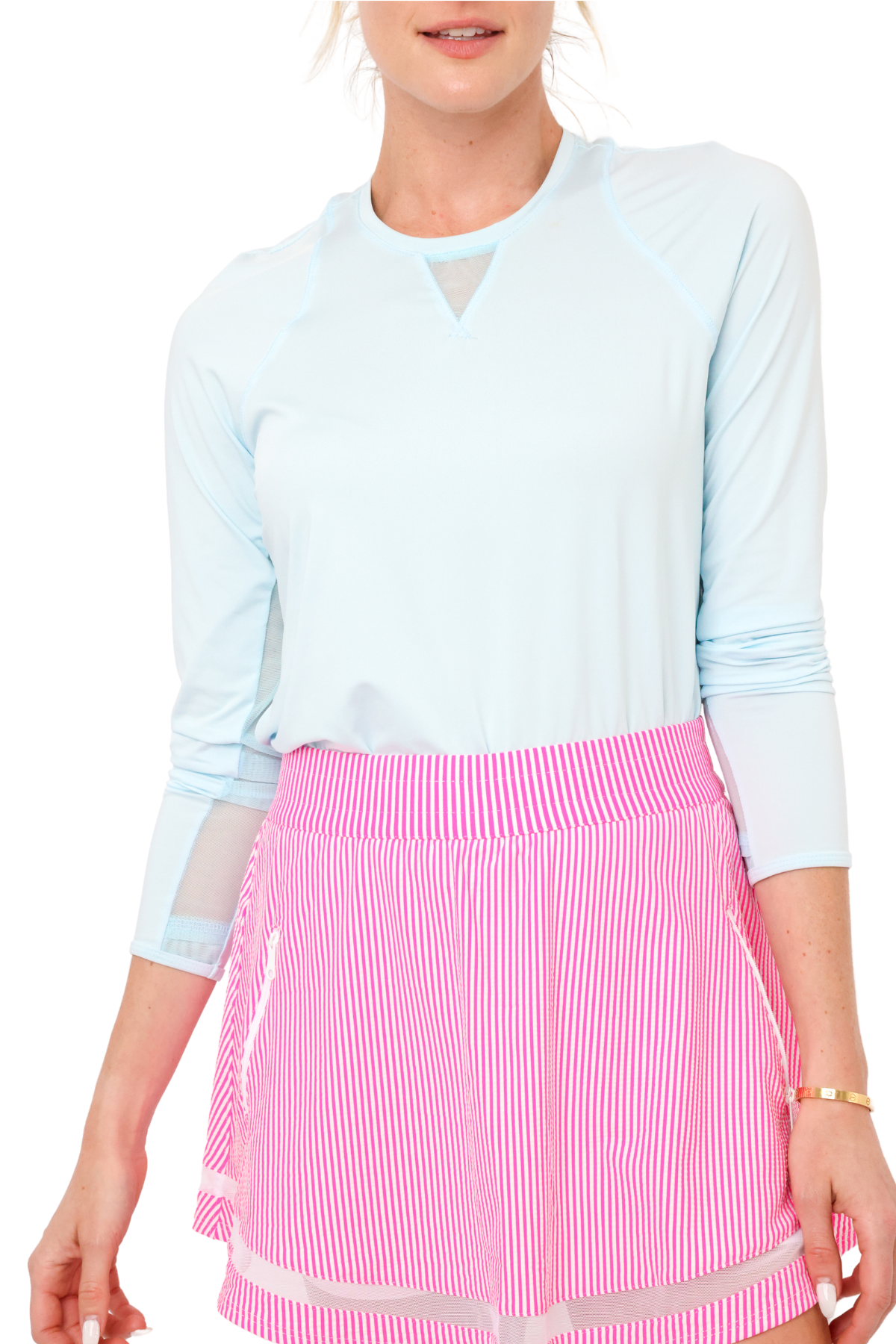 Lucky In Love High Low Breezy Long Sleeve Top