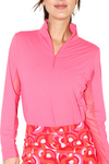 IBKUL Long Sleeve Mock Neck Top