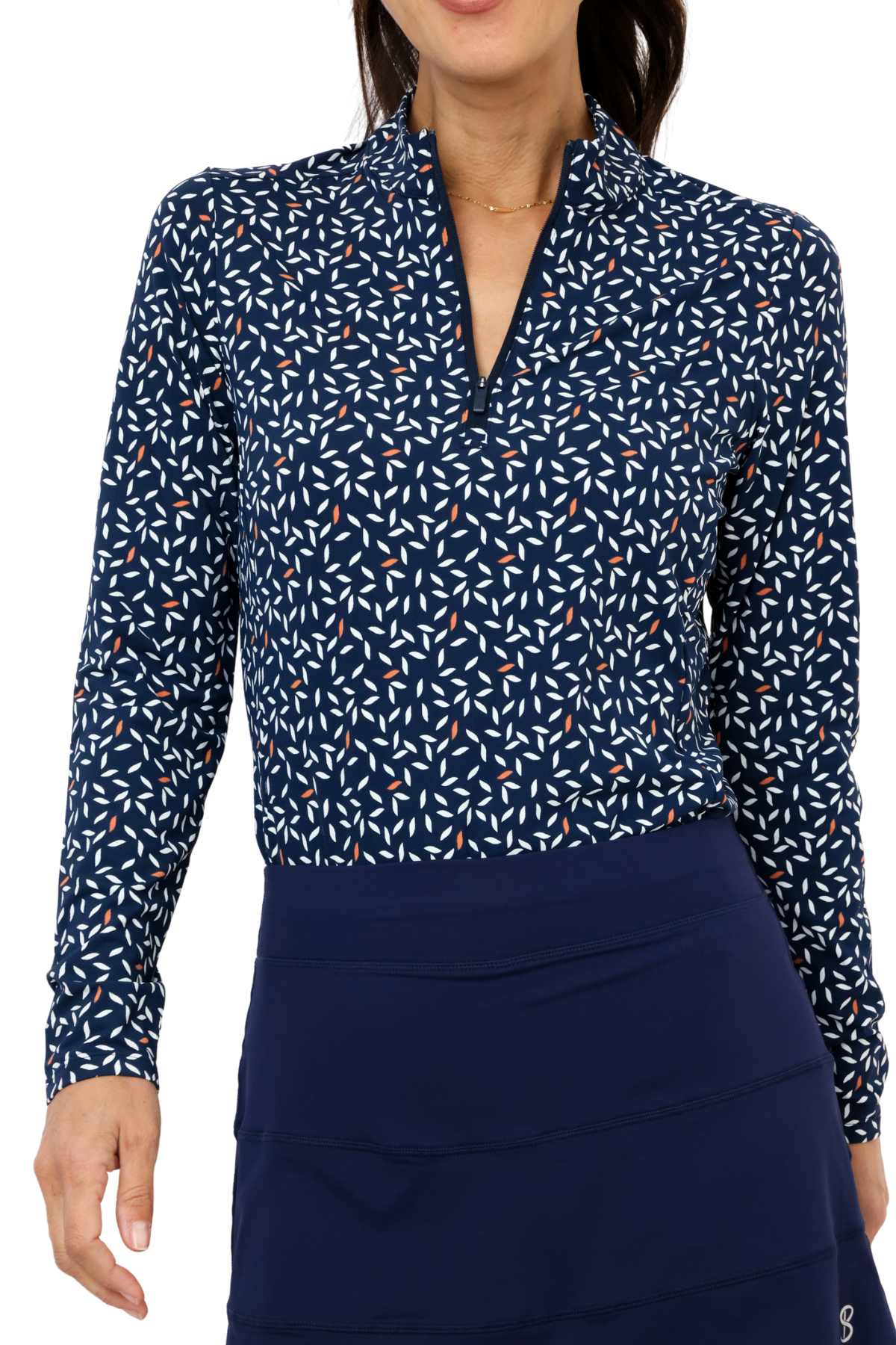 Adidas Ultimate365 Printed Quarter Zip Mock