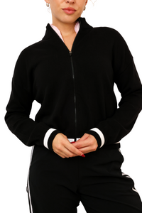 Lucky In Love Rally Mock Cardigan