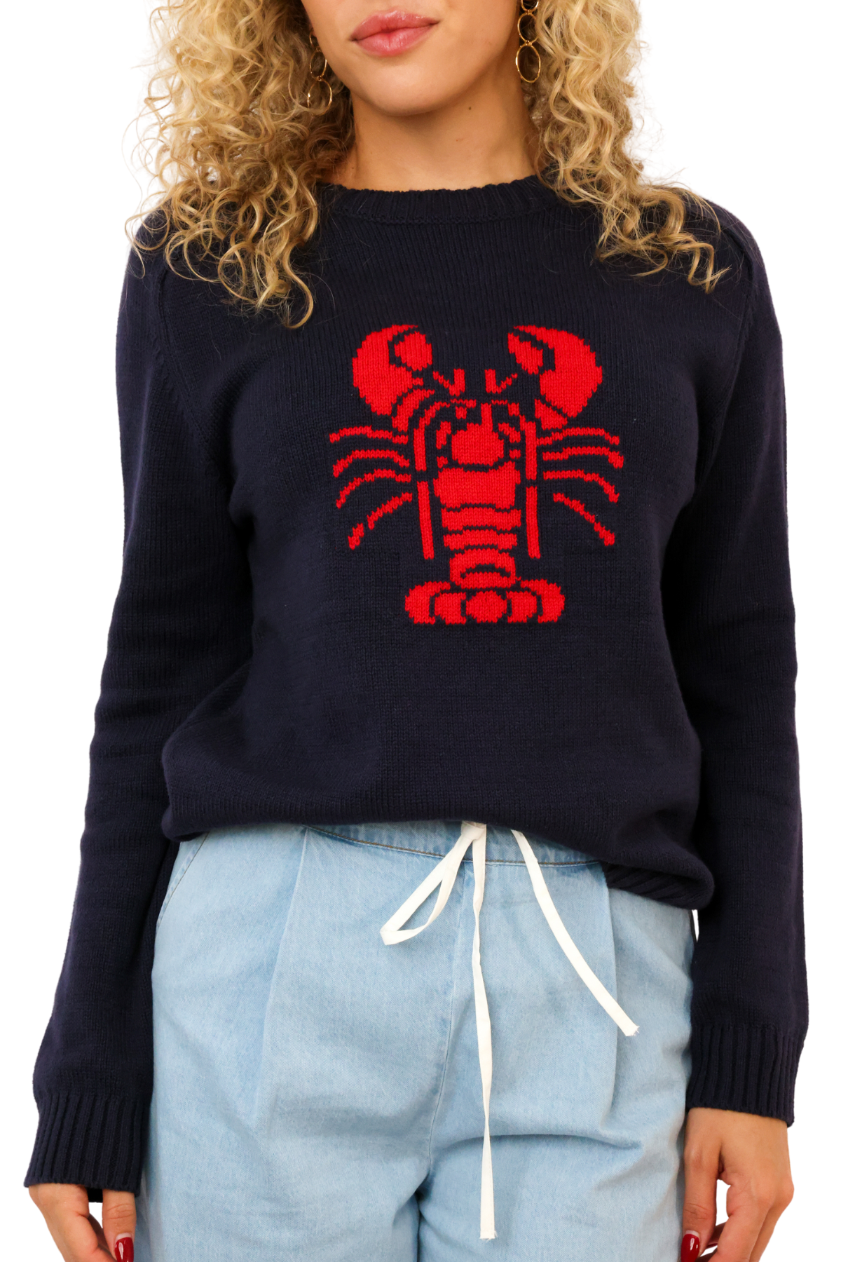 Soft Knit Lobster Sweater