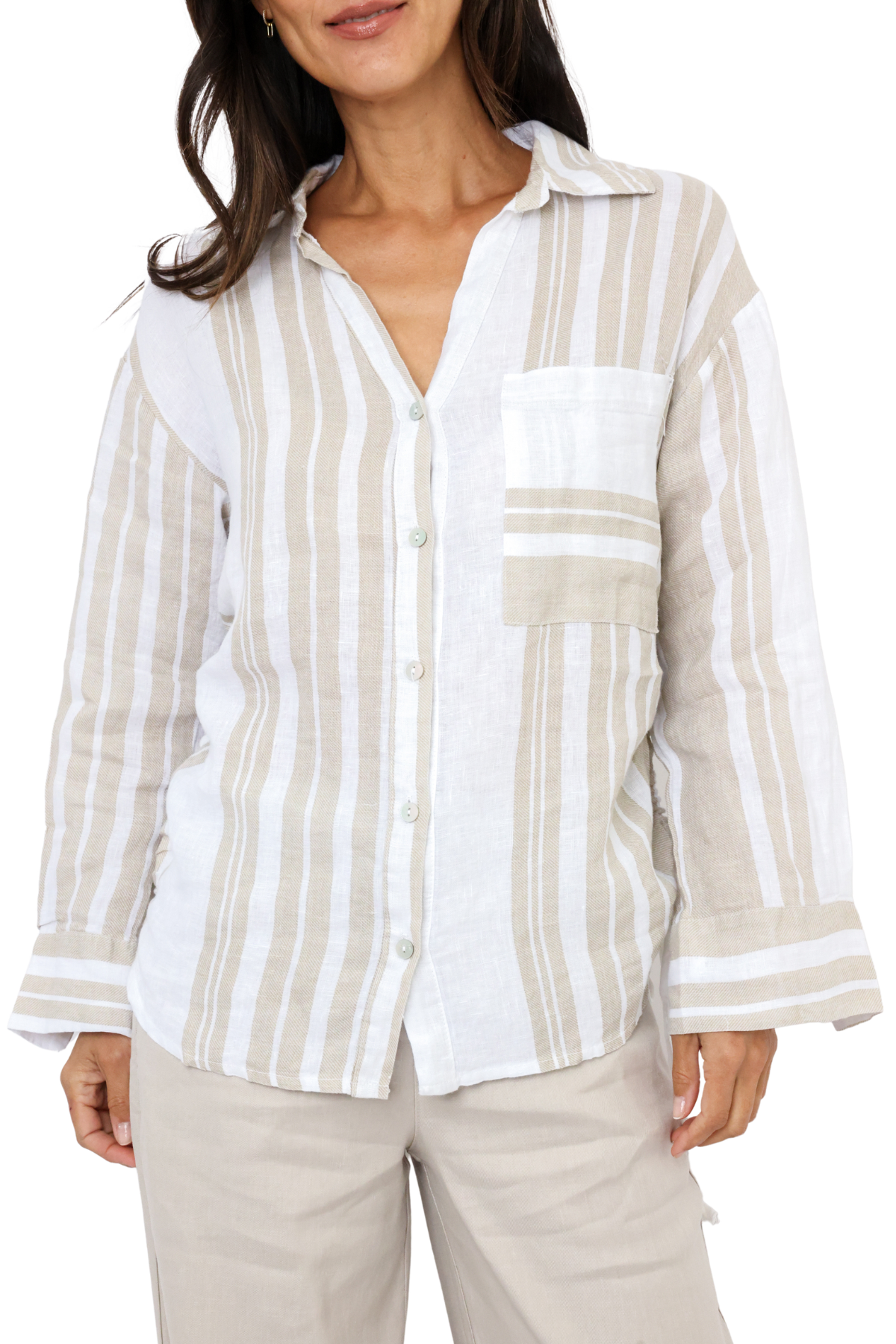 Milio Milano Linen Button Down