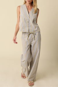 Ruth Stripe Drawstring Pants