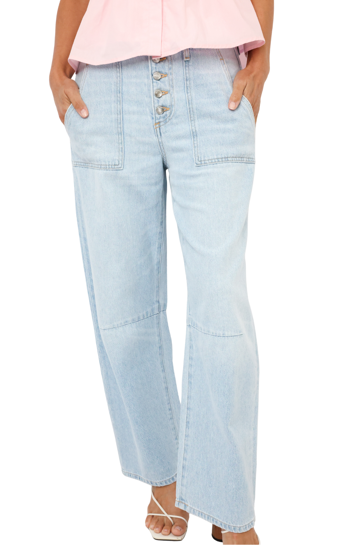 Le Jean Utility Barrel Jeans