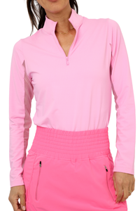 IBKUL Long Sleeve Mock Neck Top