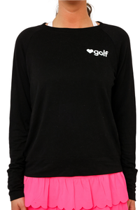 Heart Golf Lightweight Fleece Pullover Sweater