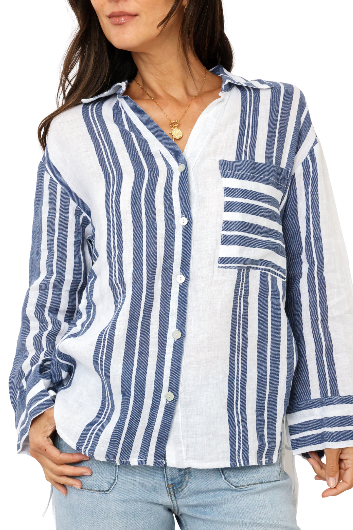 Milio Milano Linen Button Down