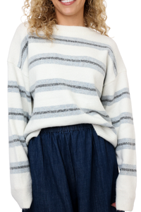 Striped Cropped Sweater