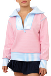 Addison Bay Polished Double Knit Alley Quarter Zip