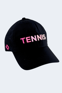 Tennis Hat with Puff Logo