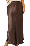 Venti6 Lace Trim Midi Skirt