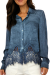 Blouse With Lace Detail