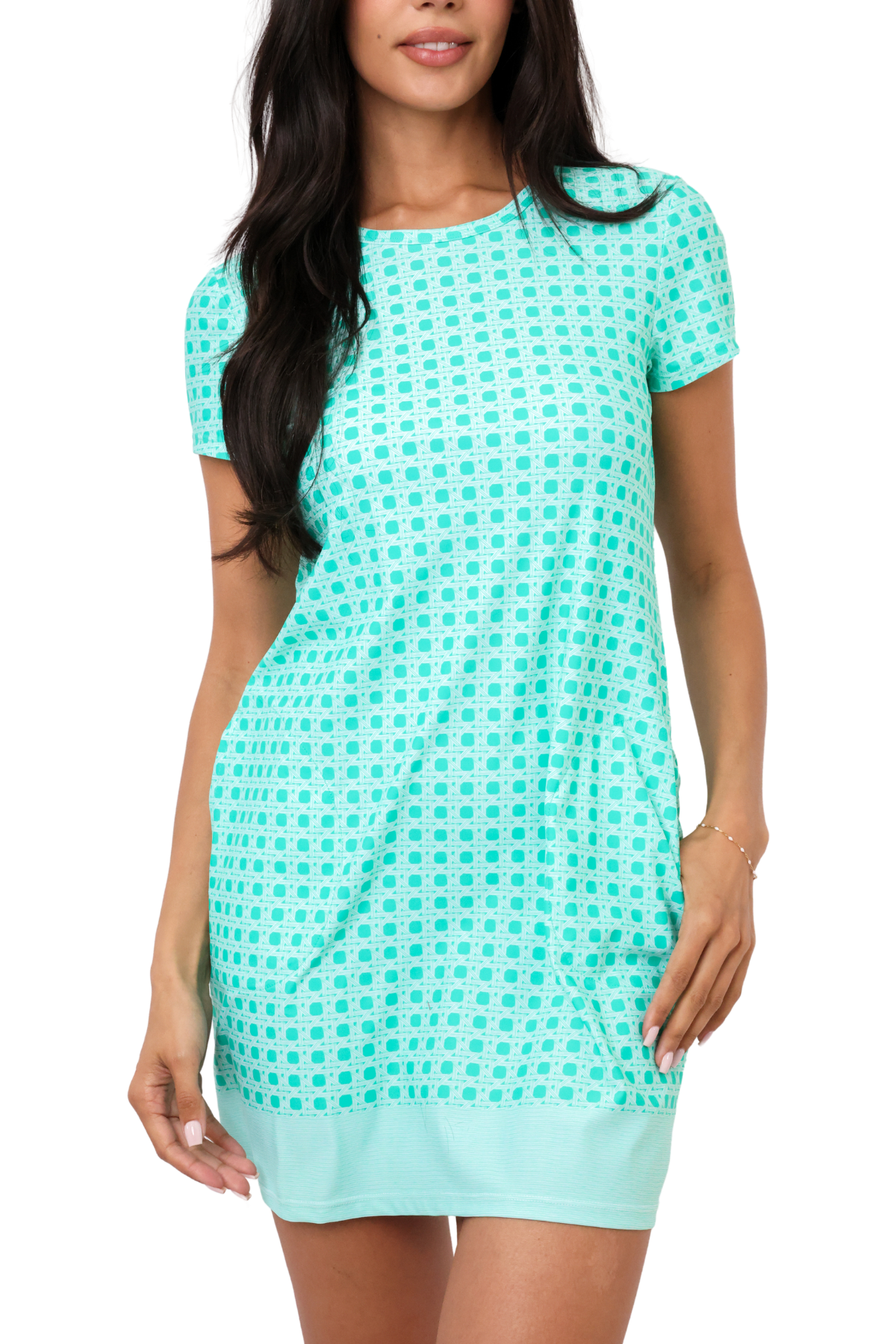 Cabana Life Short Sleeve Shift Dress