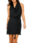 Naked Zebra Cowl Neck Dress