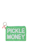 Pickle Money Beaded Coin Purse