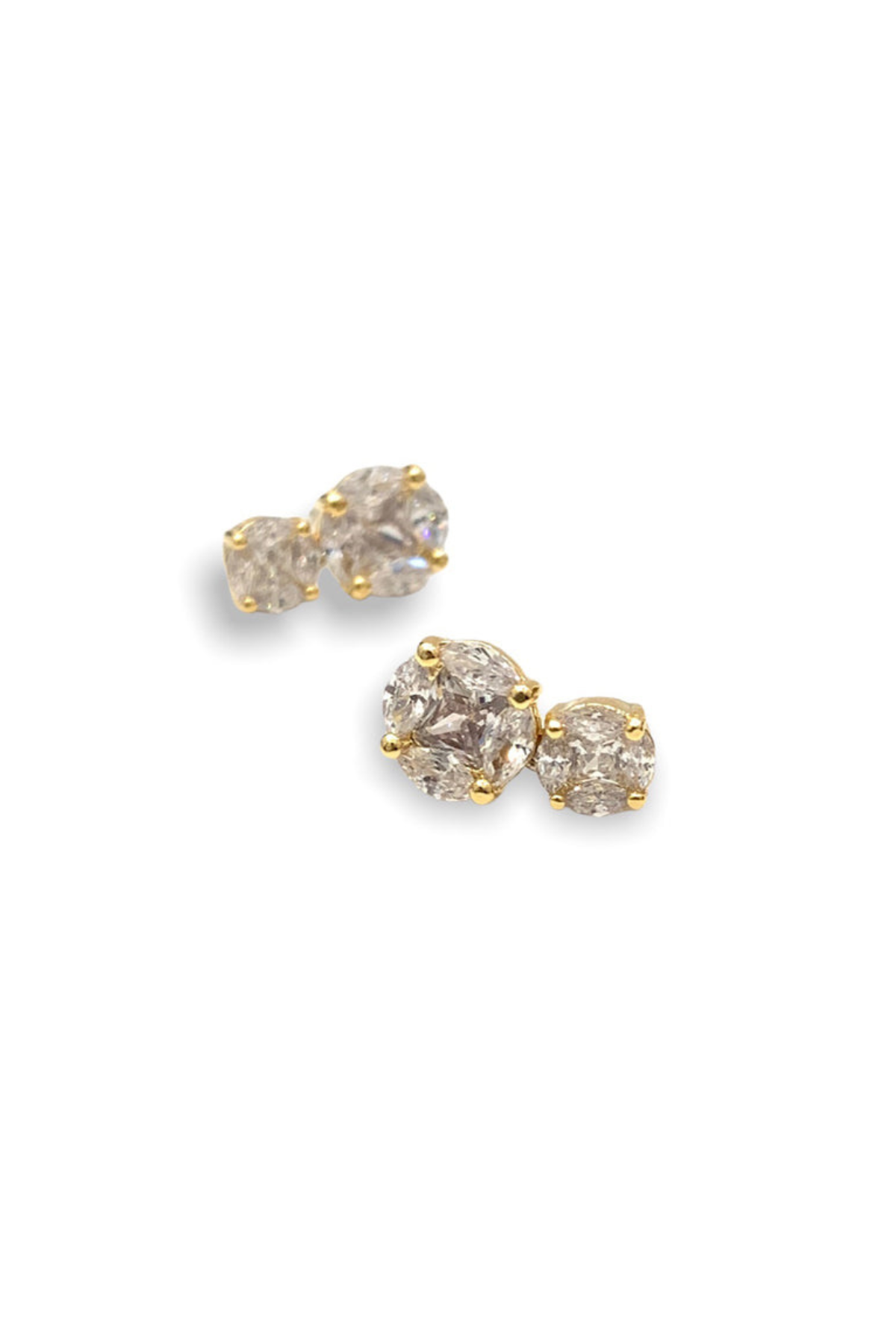 Lucia Double Drop Studs